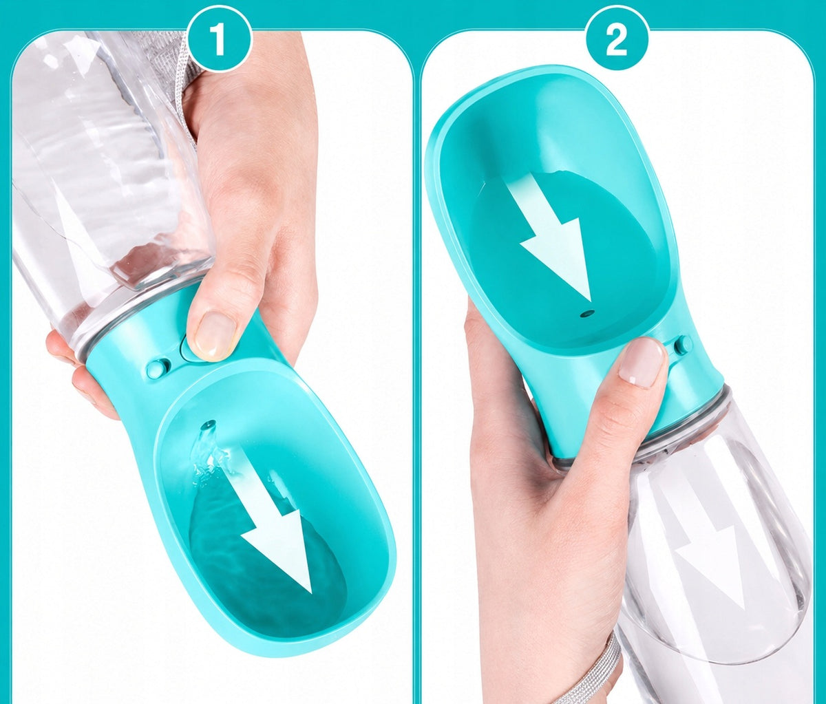 Drinker plastic dog drinker for pet bowl 0,35 l Brand no brand