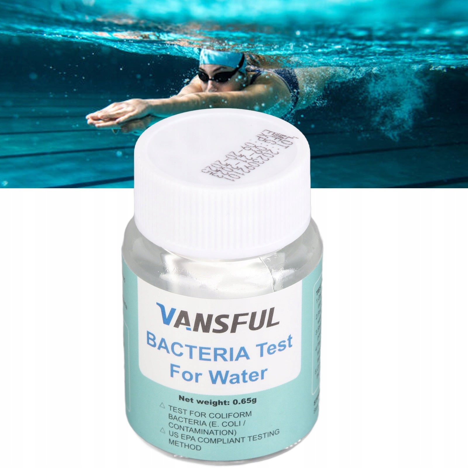 Drinking water testing kit, instant results, coliform bacteria detection Packaging status original