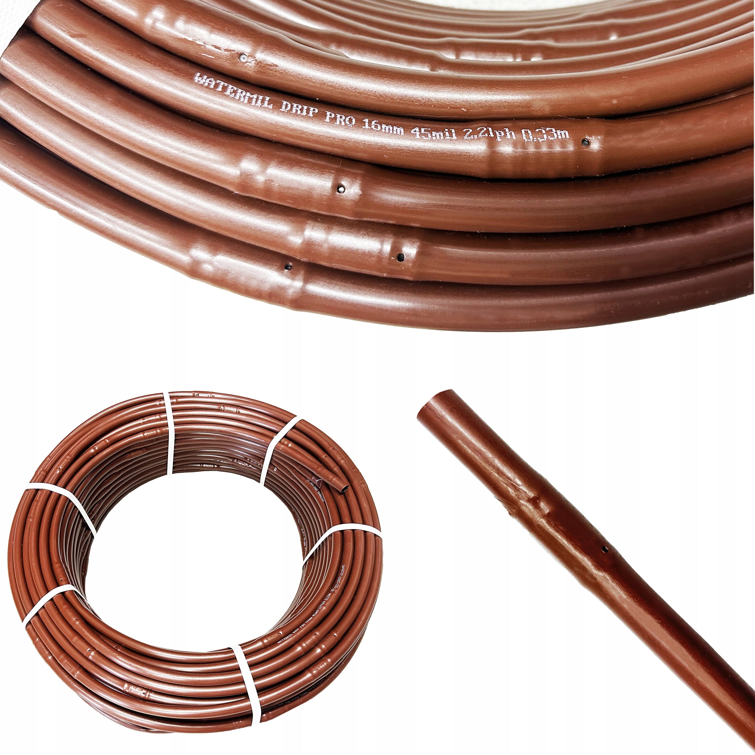 Drip Line Pressure Compensation Thick 33cm 50m Strong Watermil PRO Brand Watermil