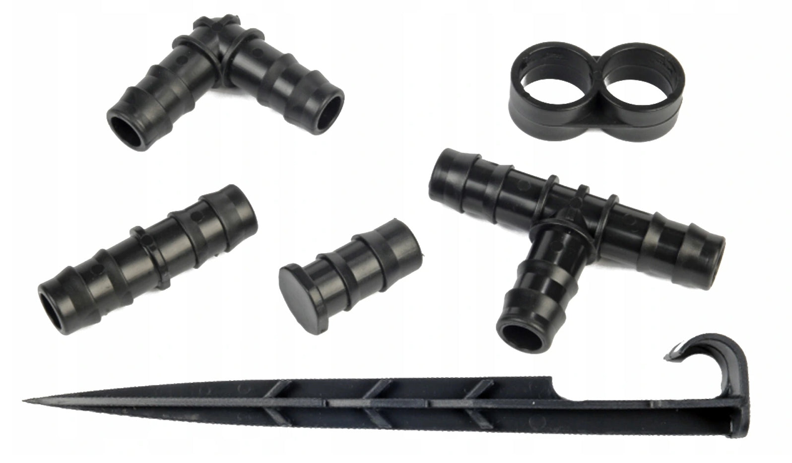 Drip Pipe Line Holders 100 16mm Anchor Pins Durable Strong Manufacturer code Uchwyty do mocowania Linii / rury Super Mocne