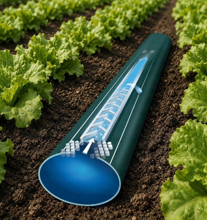 Drip Tape 1000m Drip Irrigation Line +Set Tee Fittings Customs tariff code 39173900