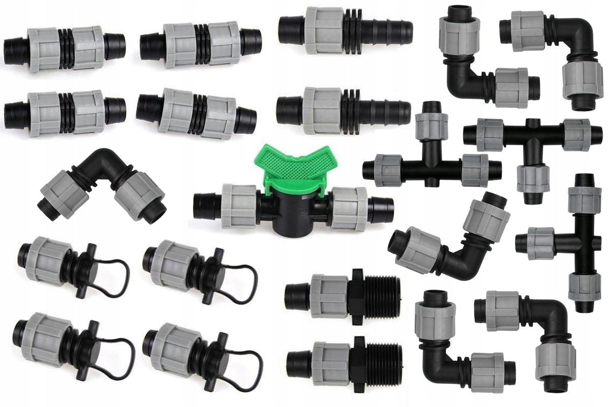 Drip Tape 1000m Drip Irrigation Line +Set Tee Fittings EAN (GTIN) 5902288225029