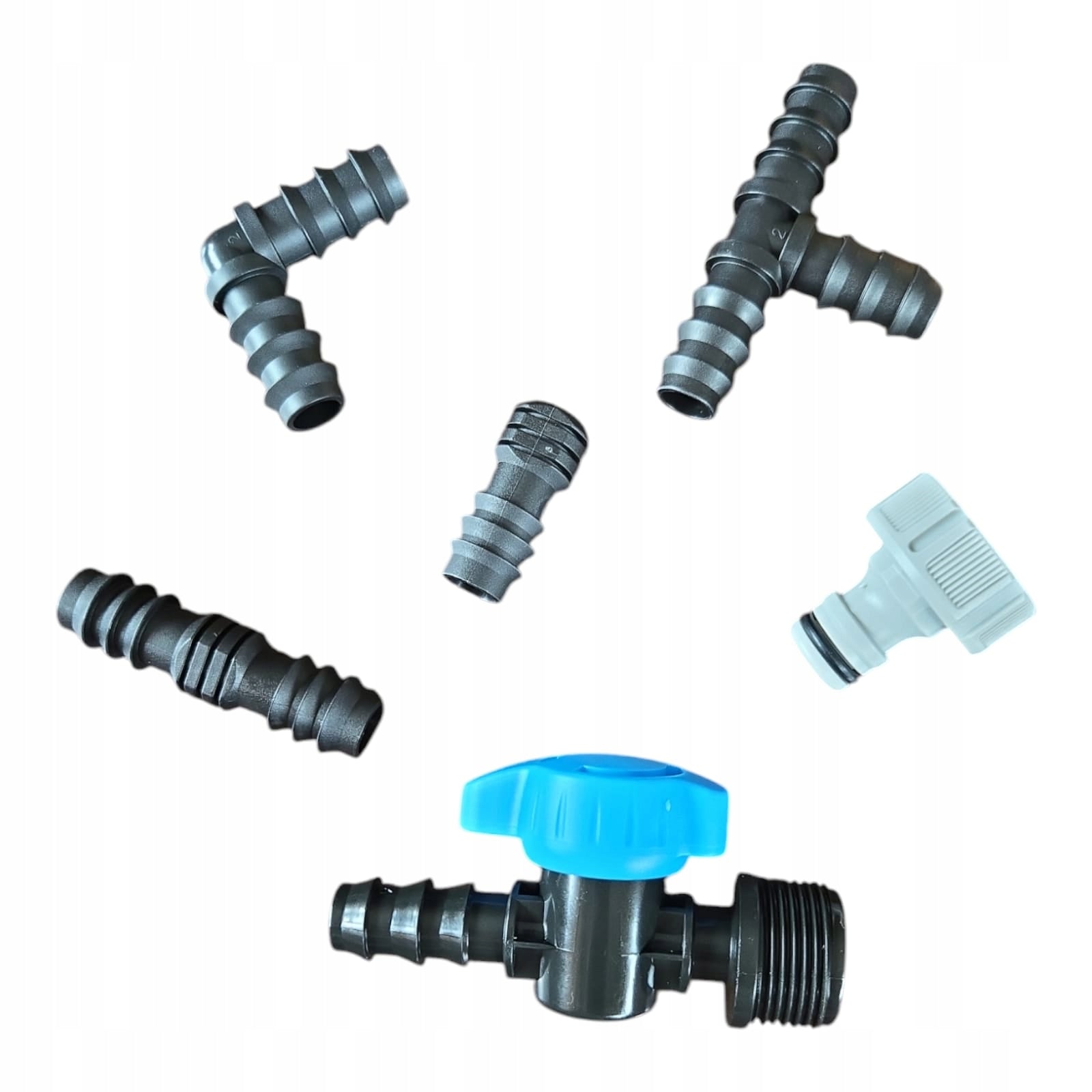 Drip line 100 meters with pressure compensation and set of 37 accessories Length 100 m