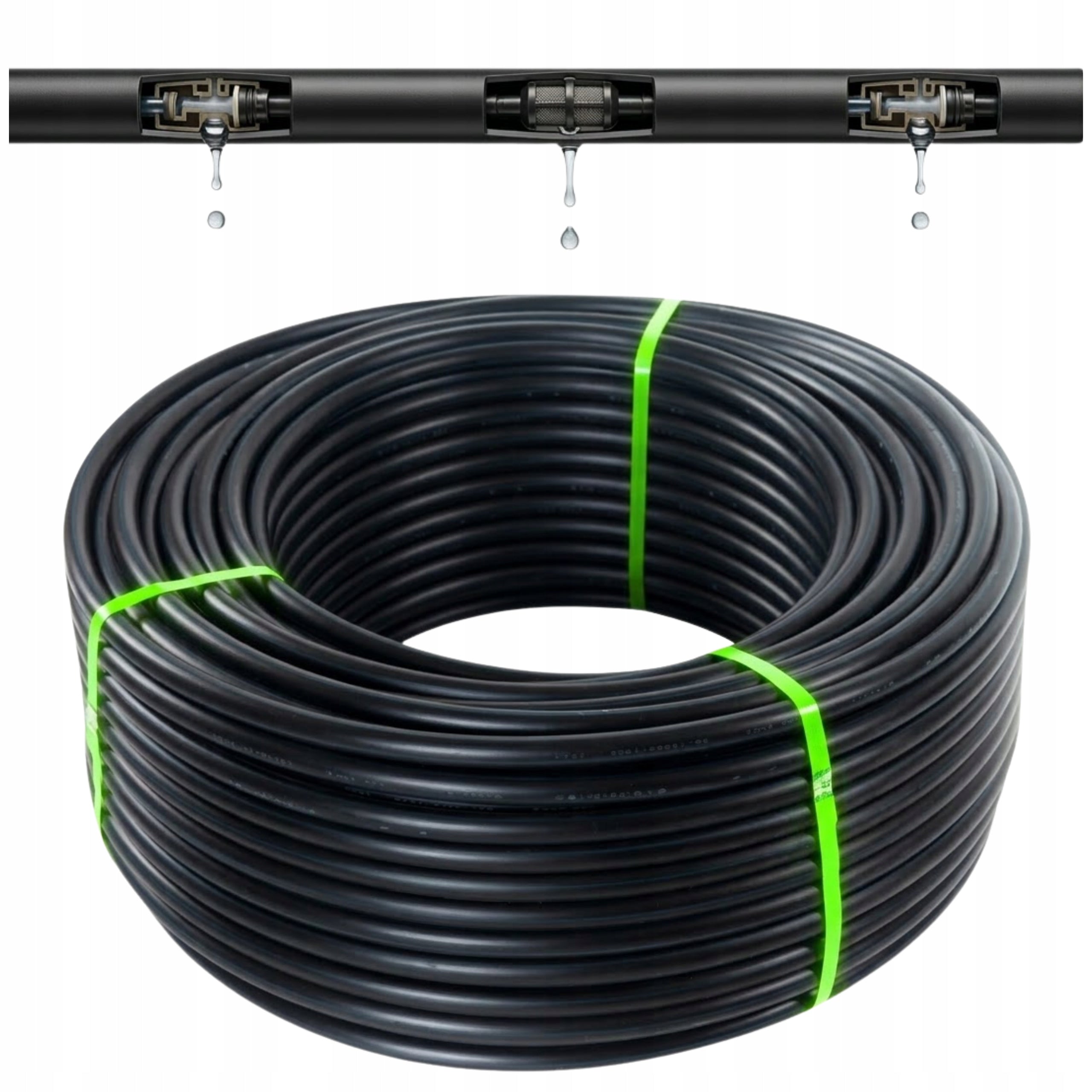 Drip line 16/33/100m capacity 2l/h length 100m