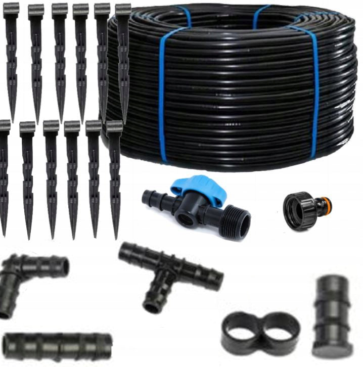 Drip line 16mm 50m with compensation + 37 accesses