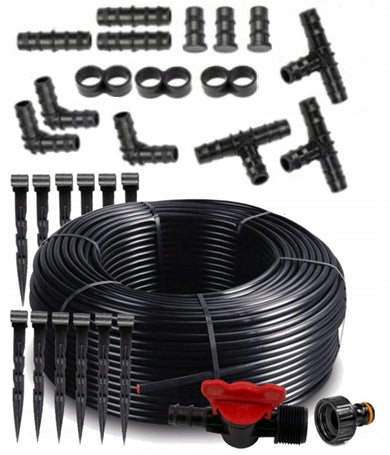 Drip line 25m + 20 pins / 37 accessories