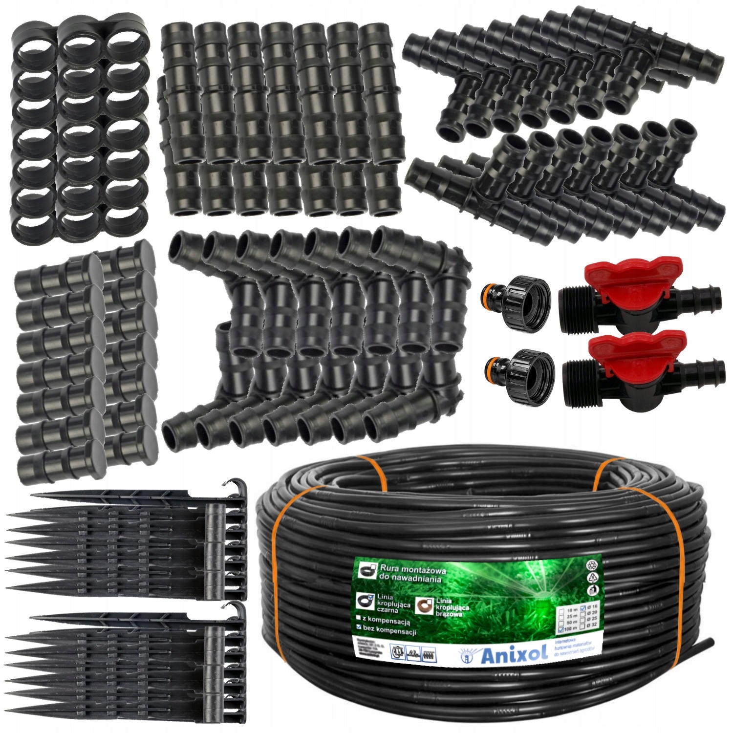 Drip line REINFORCED XXL 100m + 174 accessories