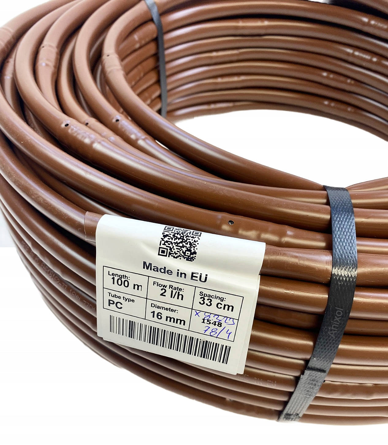 Drip line TORO with pressure compensation 100m Manufacturer code EHPCB162-33-100