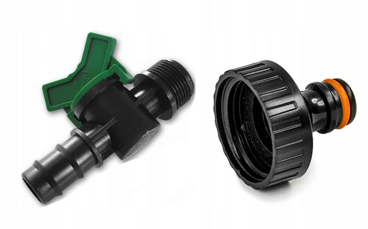 Drip line WITH COMPENSATION drip irrigation 50m+76el. strong hose EAN (GTIN) 5907086133804