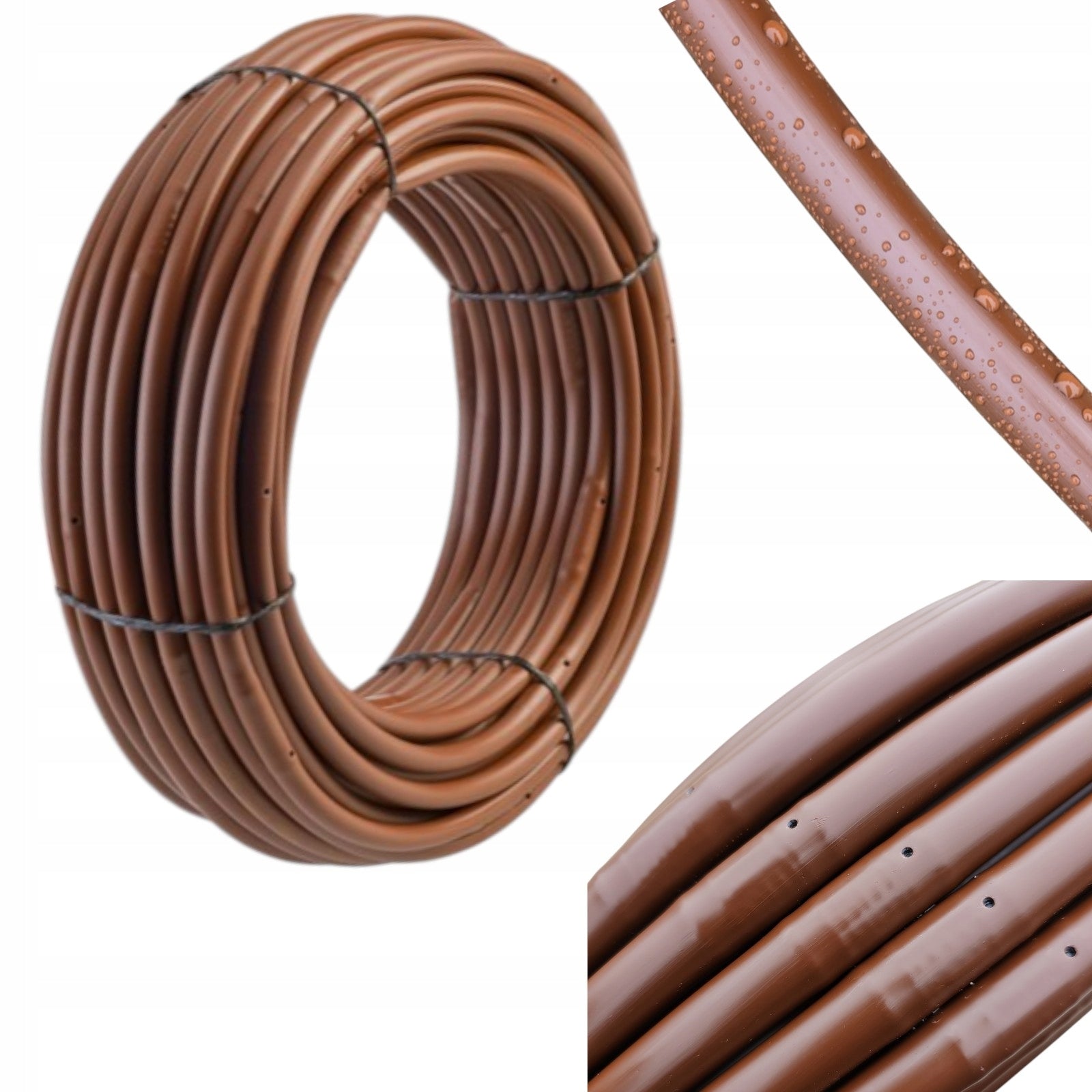 Drip line with pressure compensation 16/33 roller 100 mb DRIP HOSE Manufacturer code solidna mocna linia kroplująca kompensacja