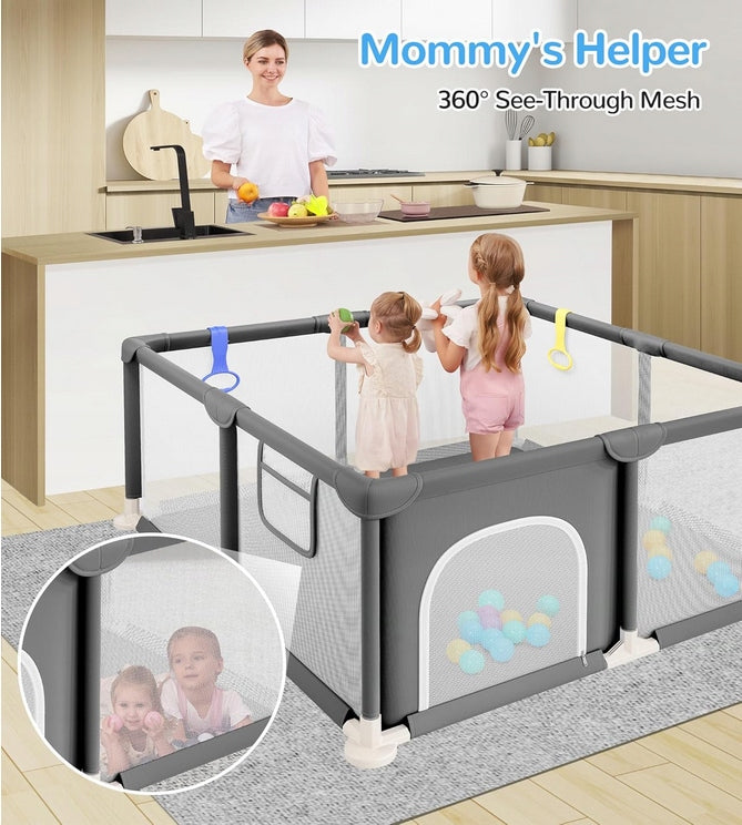 Dripex Playpen for babies , 124 x 124 x 63 cm Manufacturer code G-975-TA20030551X