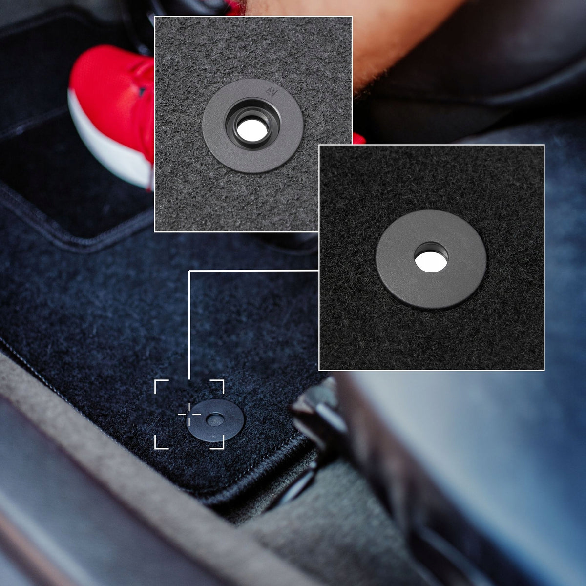 Driver's velour rug for: Skoda Octavia IV A7 sedan, station wagon, variant, l Manufacturer's catalog number KILCW0911