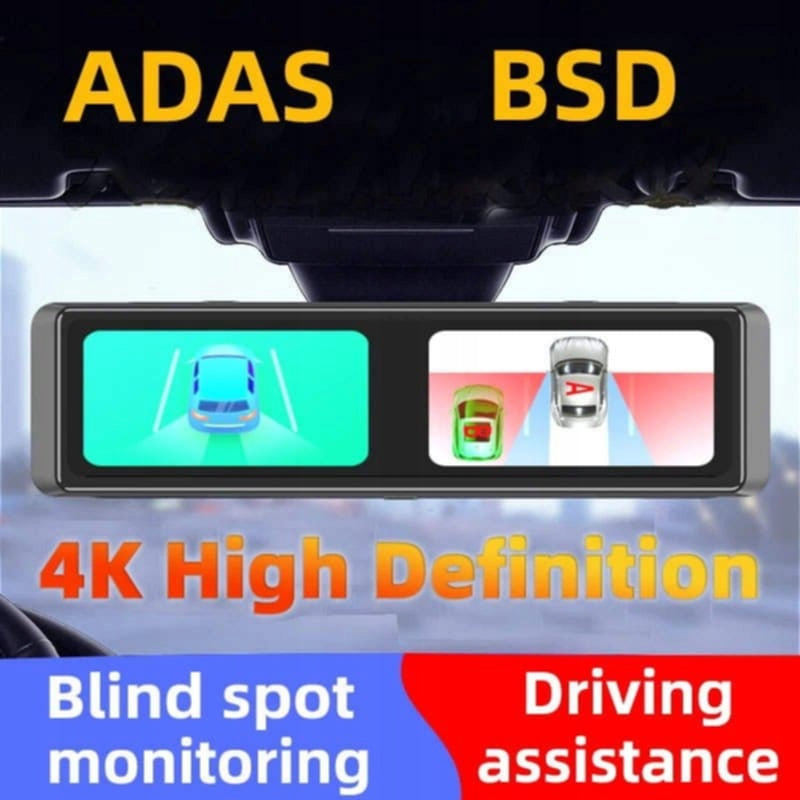 Driving recorder 4 cameras zone 360 blind spot Recording quality HD (1280 x 720) 4K UHD (3840 x 2160)