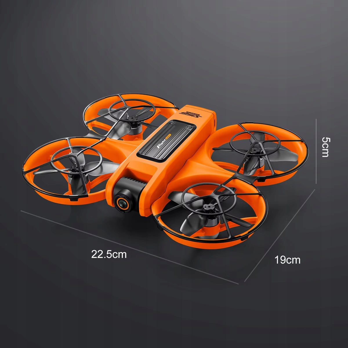 Dron z podwójną kamerą HD i ekranem 2,4 GPS Manufacturer code DronS156ORANGE