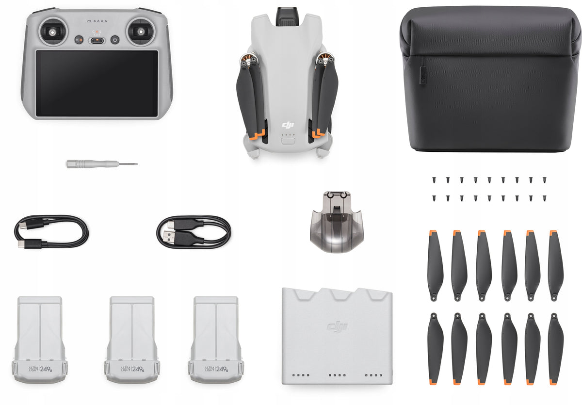 Drone DJI Mini 3 with RC Controller + Fly More Combo Kit