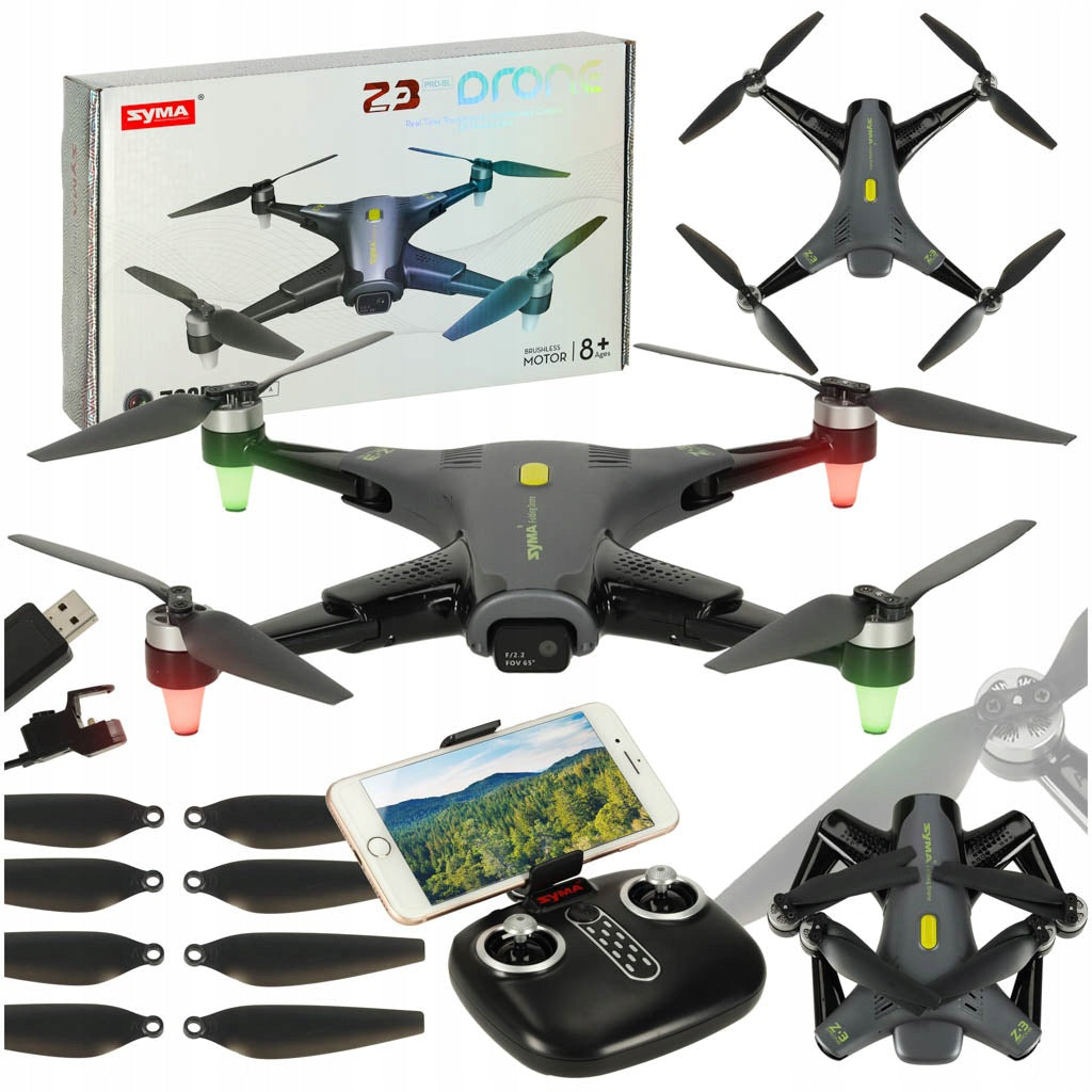 Drone RC Syma Z3 Pro Remote Controlled With HD Camera Wi-Fi 2.4Ghz Black