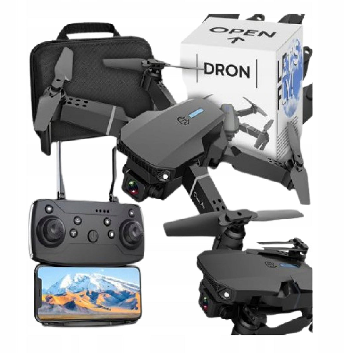 Drone With Two Cameras Remote Control 2 Cameras Remote Controlled Toy Strong