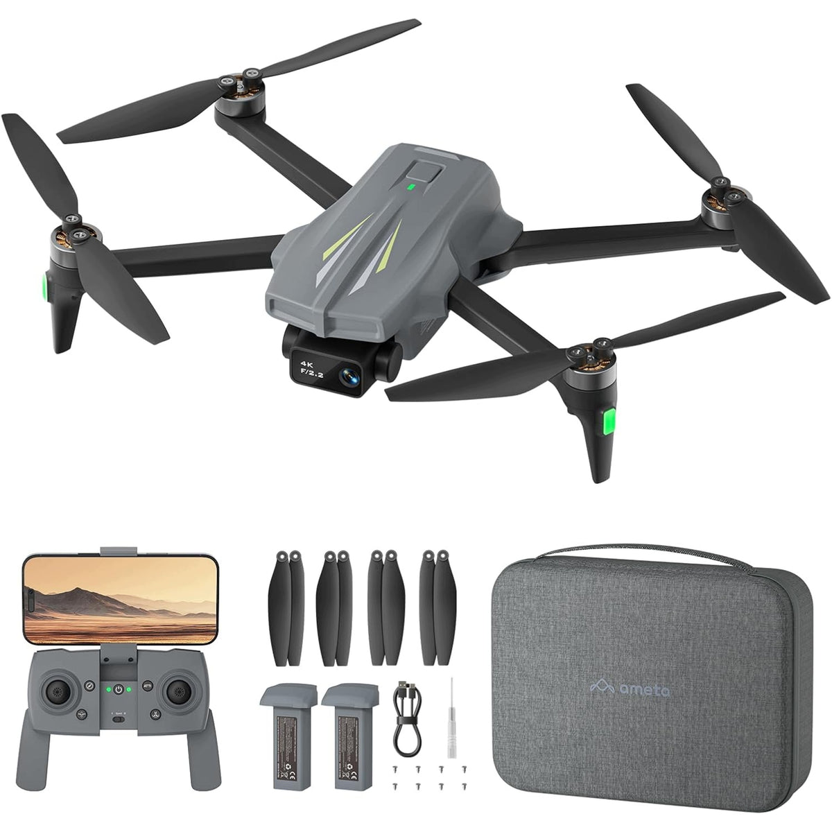 Drone with 4K FPV GPS camera up to 249g 50min flight for kids and beginners