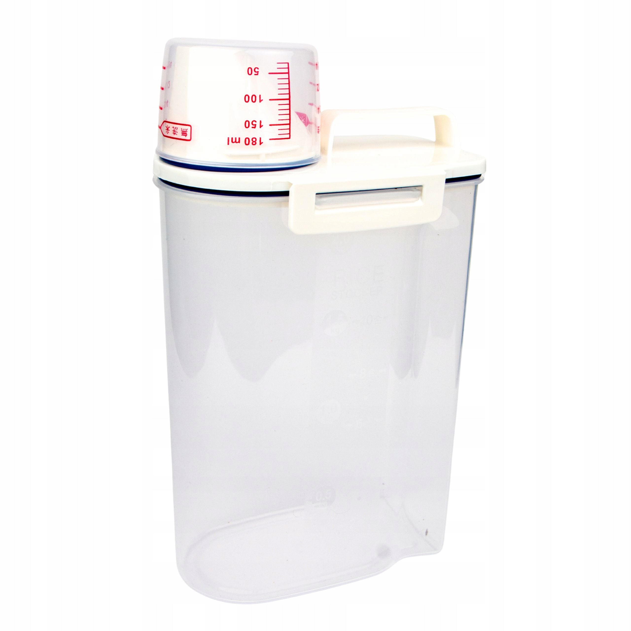 Dry cat food container with dispenser 2,3L + measuring cup Packaging status original
