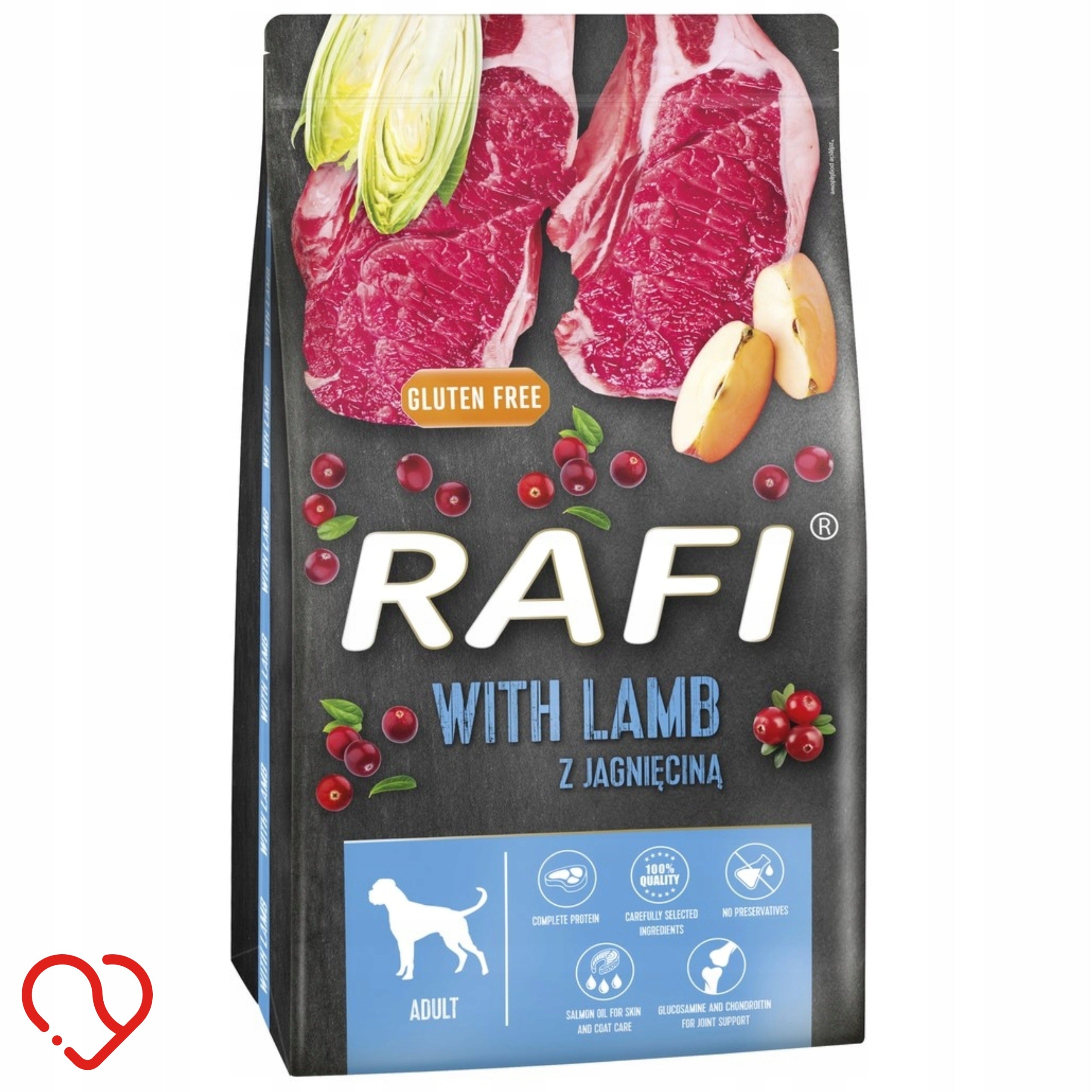 Dry dog food Dolina Noteci Rafi lamb 10 kg adult