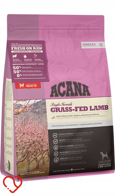 Dry food Acana Grass-Fed Lamb for dogs with allergies 2 kg