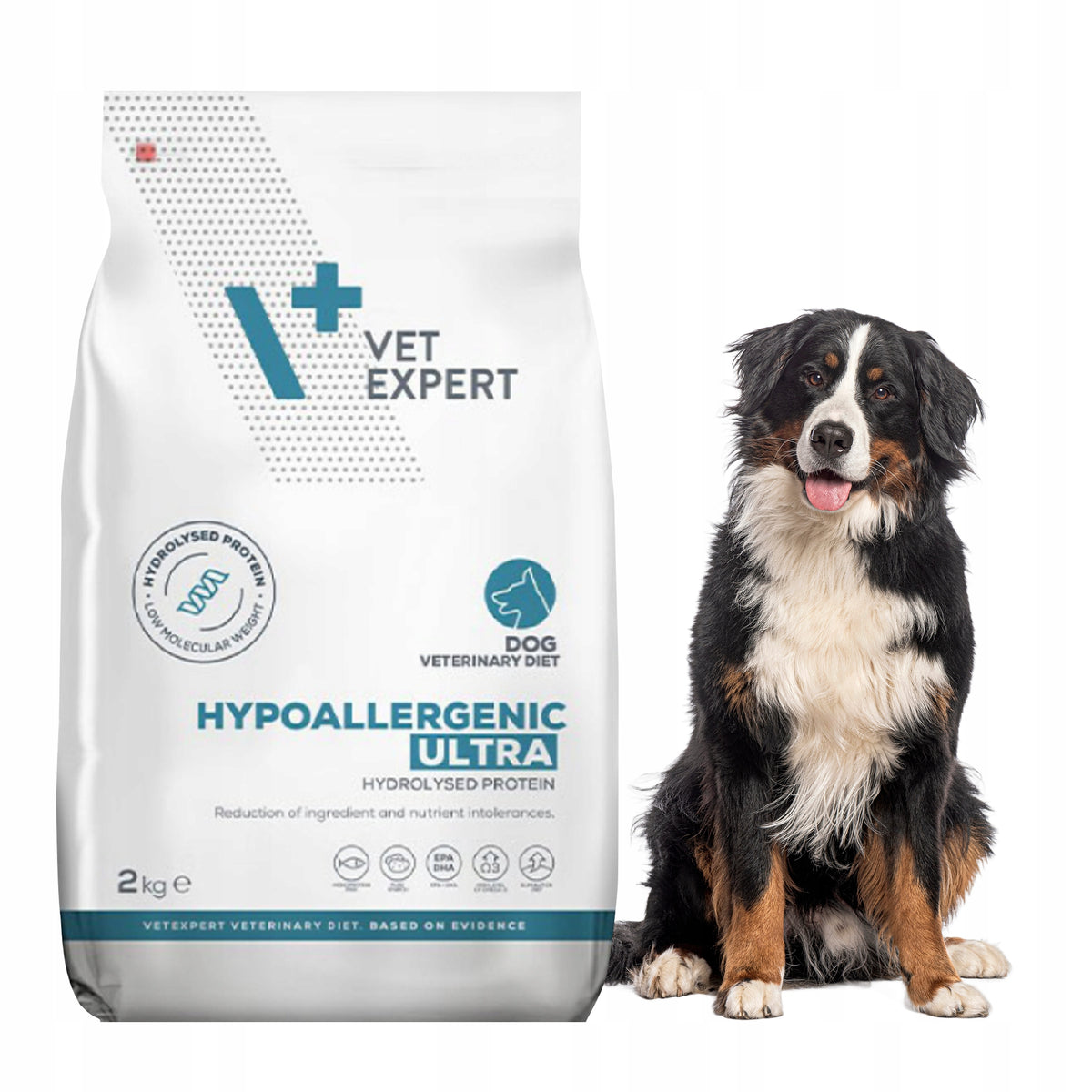 Dry food for dogs with allergies Vet Expert Hypoallergenic Ultra with fish 2kg