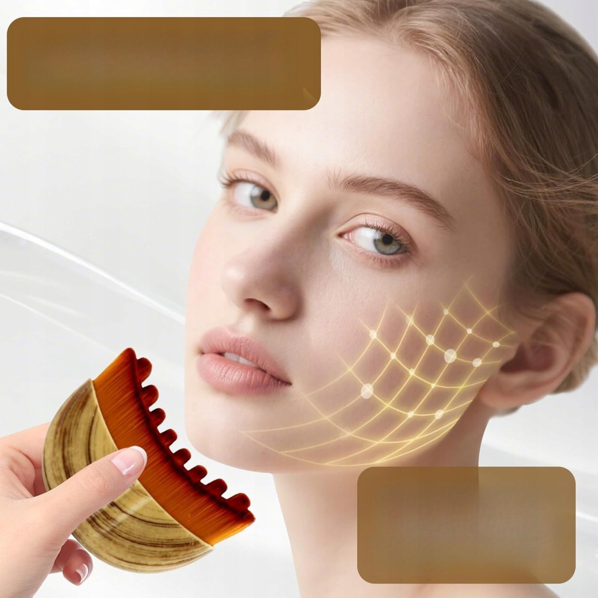 Dry lymphatic contour facial brush soft set portable beauty tool EAN (GTIN) 769428647937