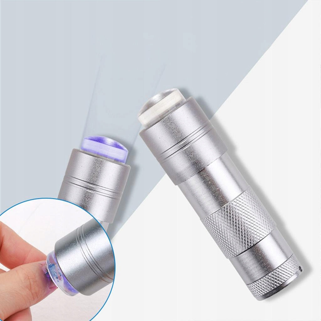 Dryer Lamp, with Stamper, LED Flashlight Lamp with 2 LED Lights, Curing Medical device type accessories for a medical device or a product without an intended medical purpose