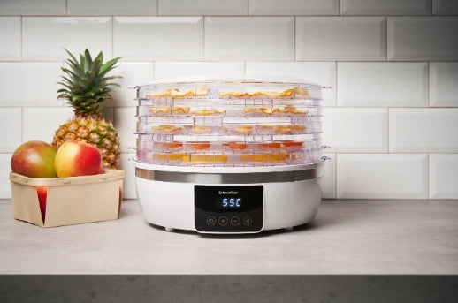 Dryer SILVERCREST SDA 370 B1 Large digital for fish mushroom meat food Brand SilverCrest
