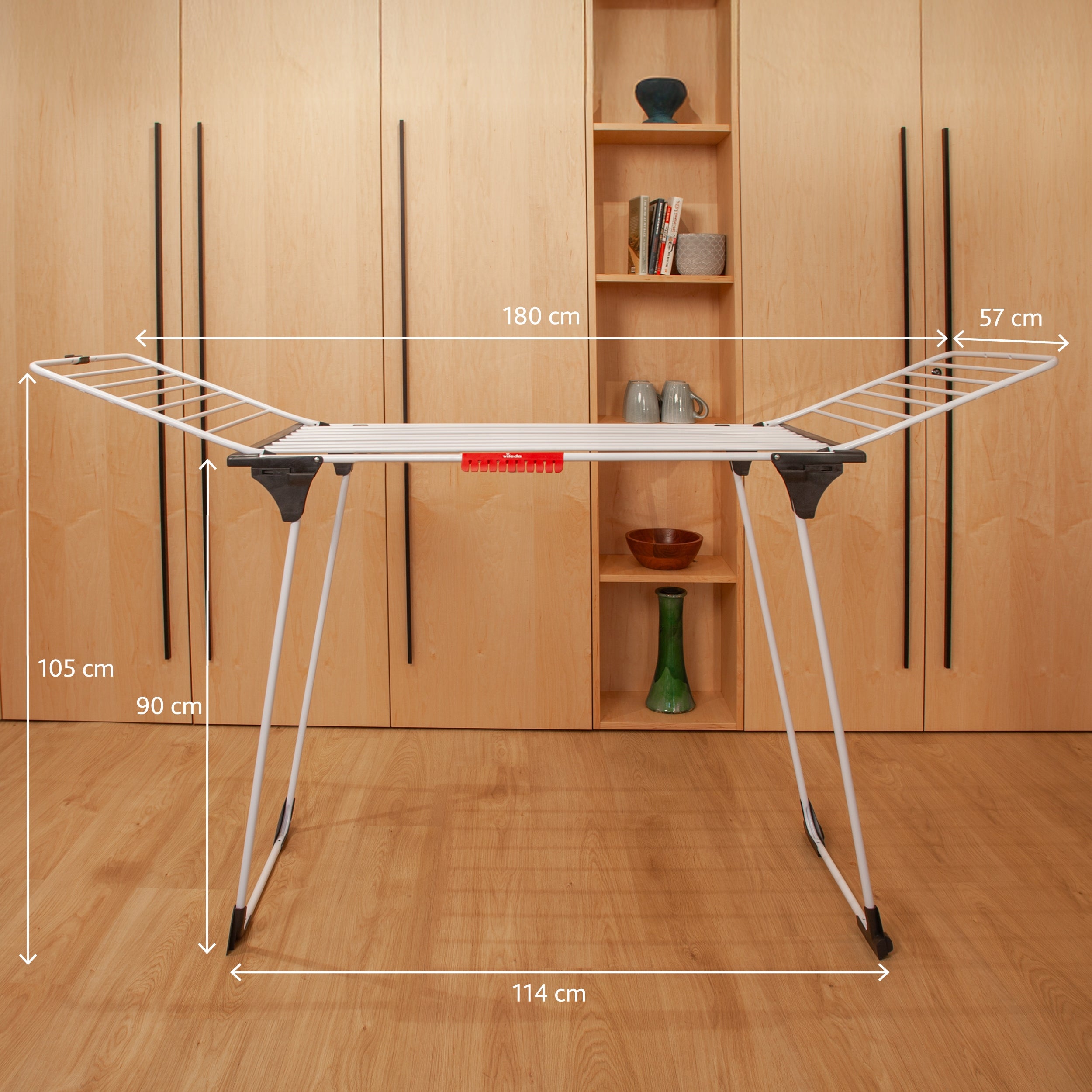 Dryer Vileda King Washing Underwear Thicker Rods Holds Up to 25kg Total height 91 cm