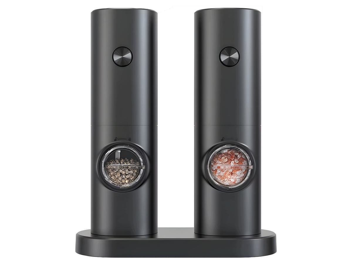 Dual Electric Grinder for Salt and Pepper, Spices, Battery Operated Herbs Manufacturer code KYMQ-14-BS