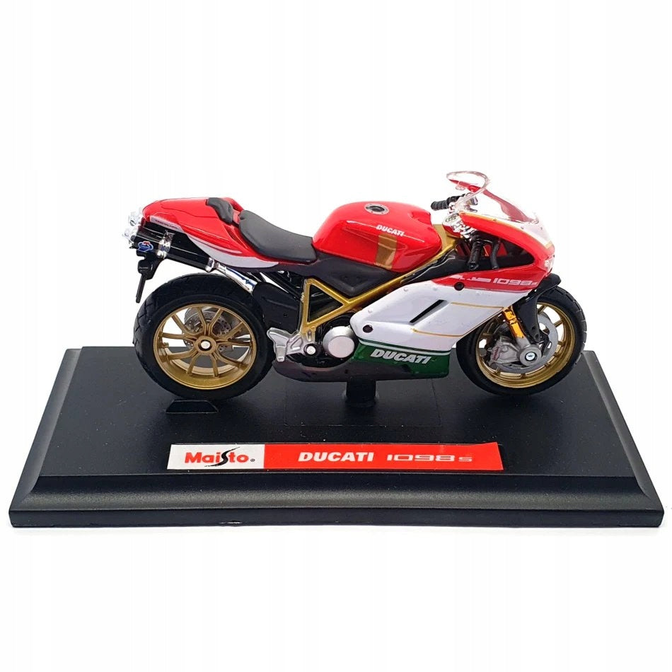Ducati 1098S motorcycle model scale 1:18 Maisto Brand Maisto