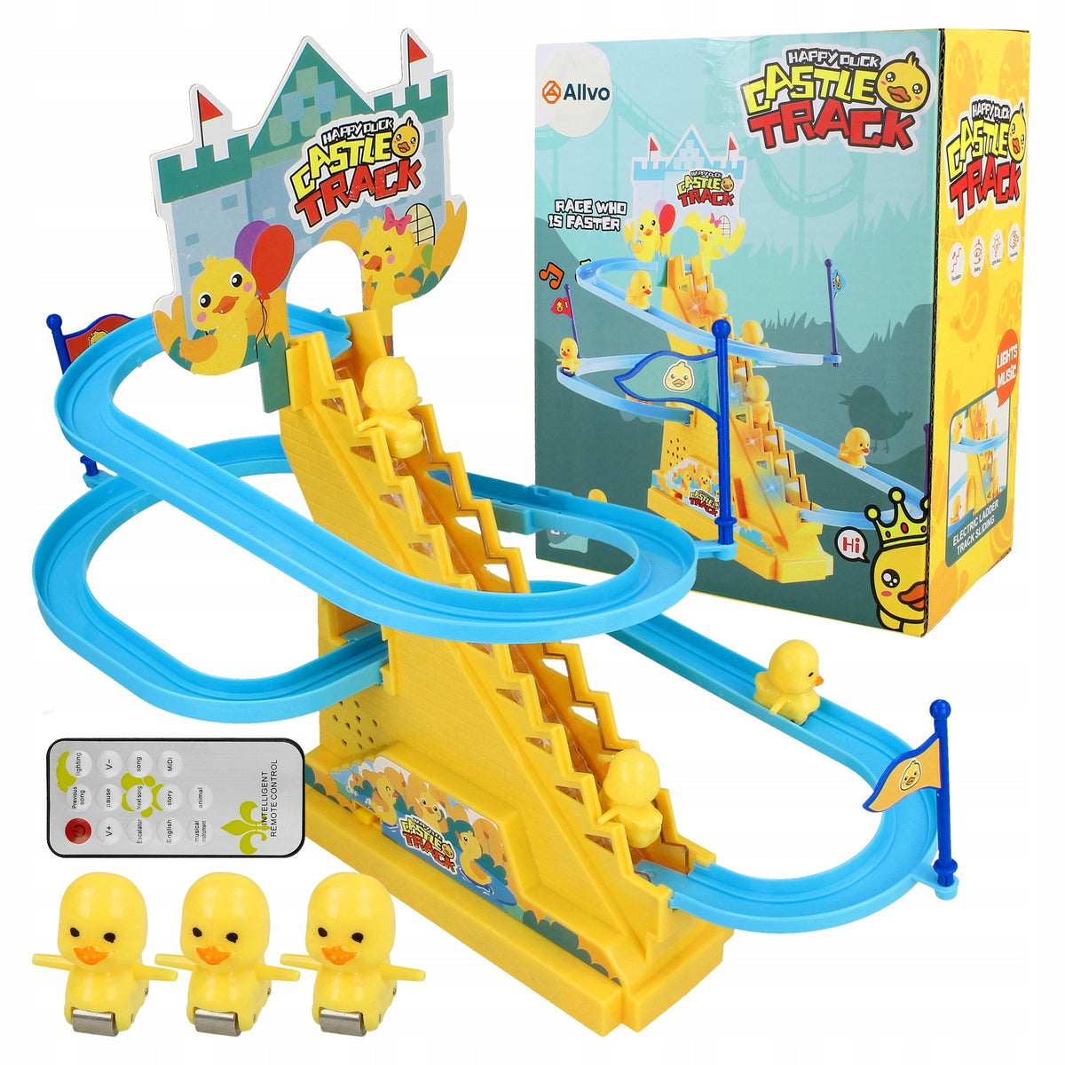 Ducks Climbing Moving Stairs Track for Ducks Slide LED Brand Allvo