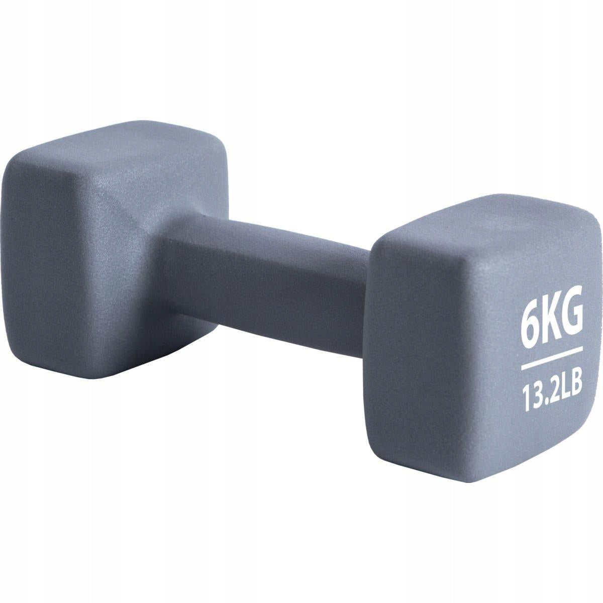 Dumbbell Cast Iron Neoprene Weight Fitnes 6kg PURE 2 IMPROVE