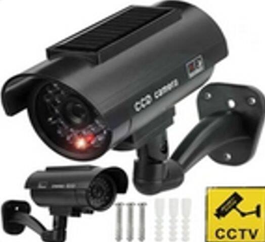 Dummy camera ir LED solar outdoor wall monitoring with flashing diode Model rozz