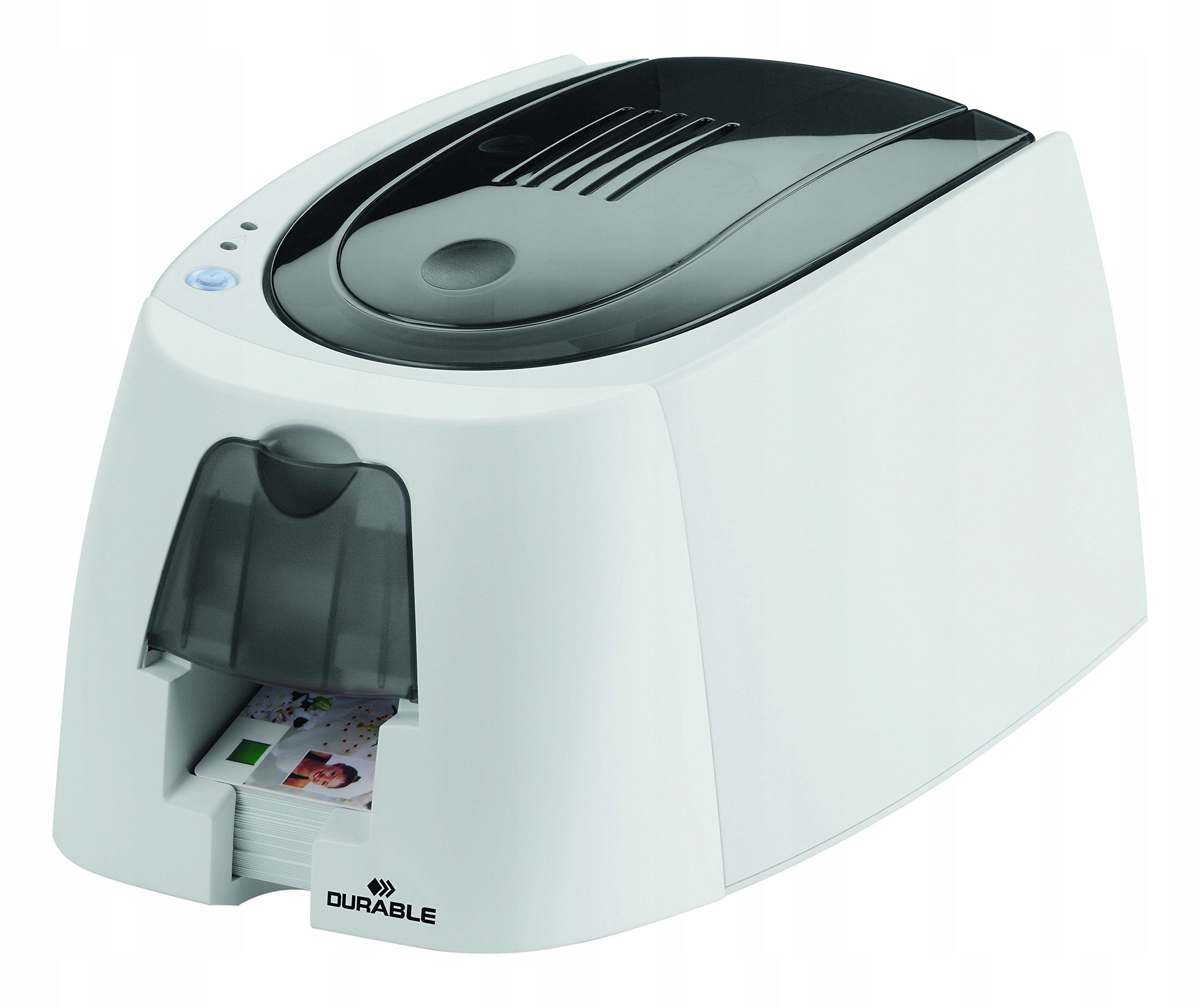 Durable Duracard Id 300 Card Printer, 100 Cards, White/Black