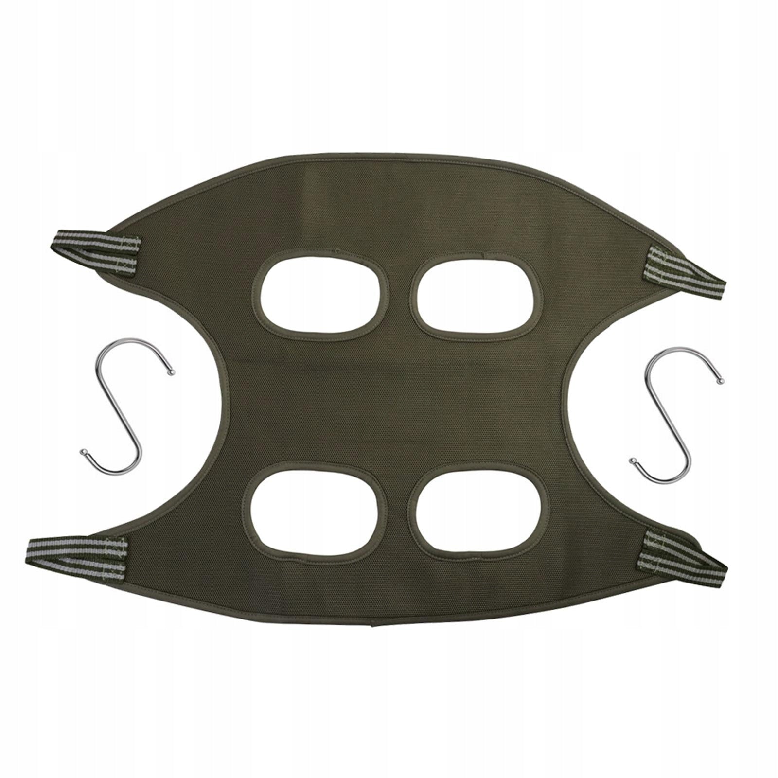Durable Pet Grooming Hammock Pet Restraint Bag Dog Holder Dogs Dark Green S