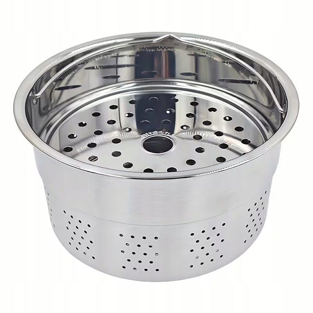 Durable Stainless Steel Cooking Pots, Steamer for Kitchen Packaging status original