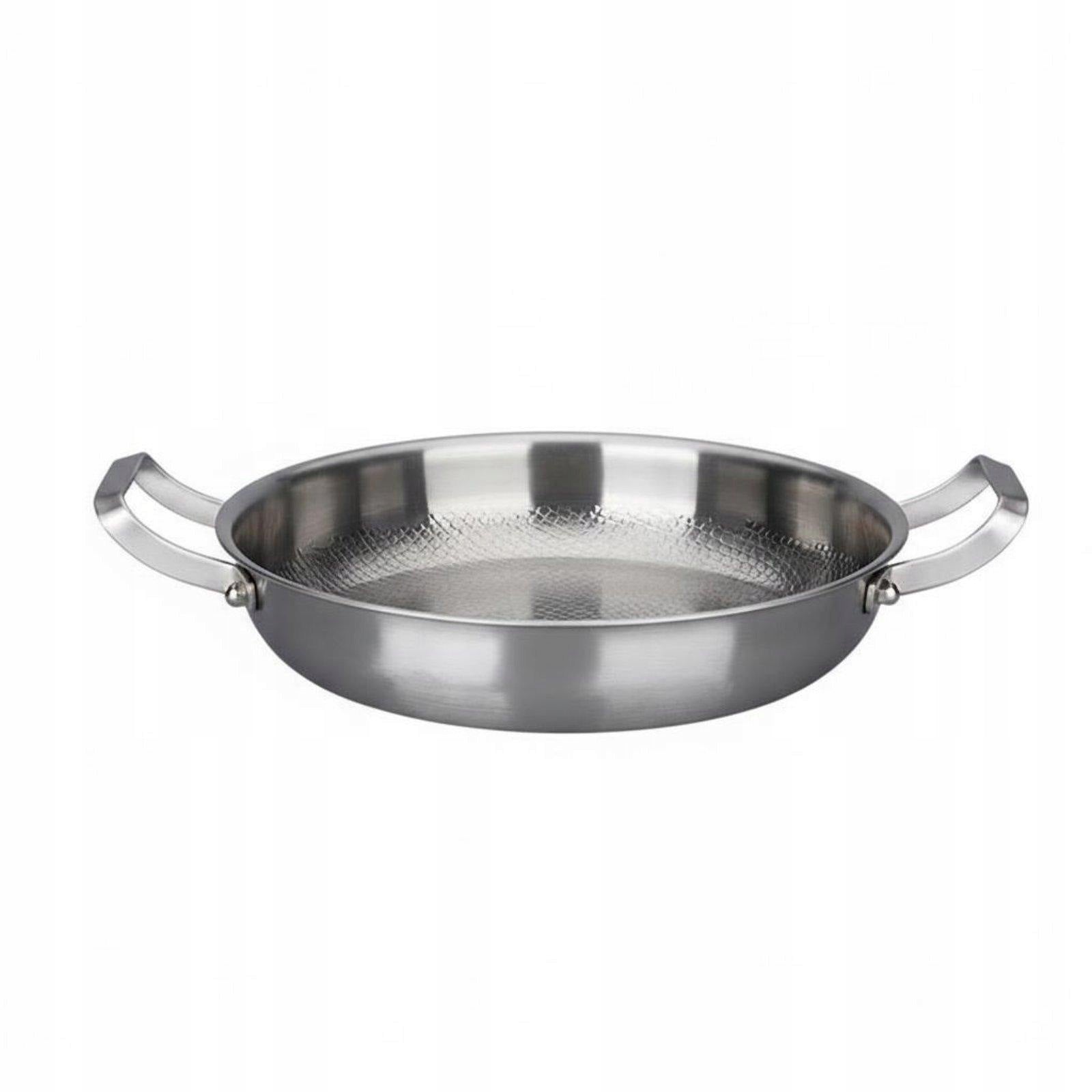 Durable Titanium Steel Frying Pan with Hammered Surface Non Stick 26CM