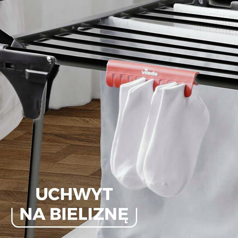 Durable Vileda King Ultimate Clothes Dryer with Locking Wings Unfolded width 56 cm