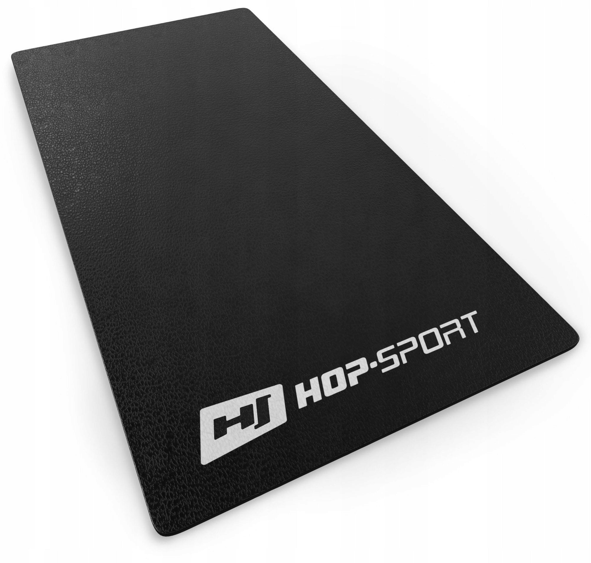Durable mat for gym equipment Hop-Sport 120 cm x 60 cm black PVC