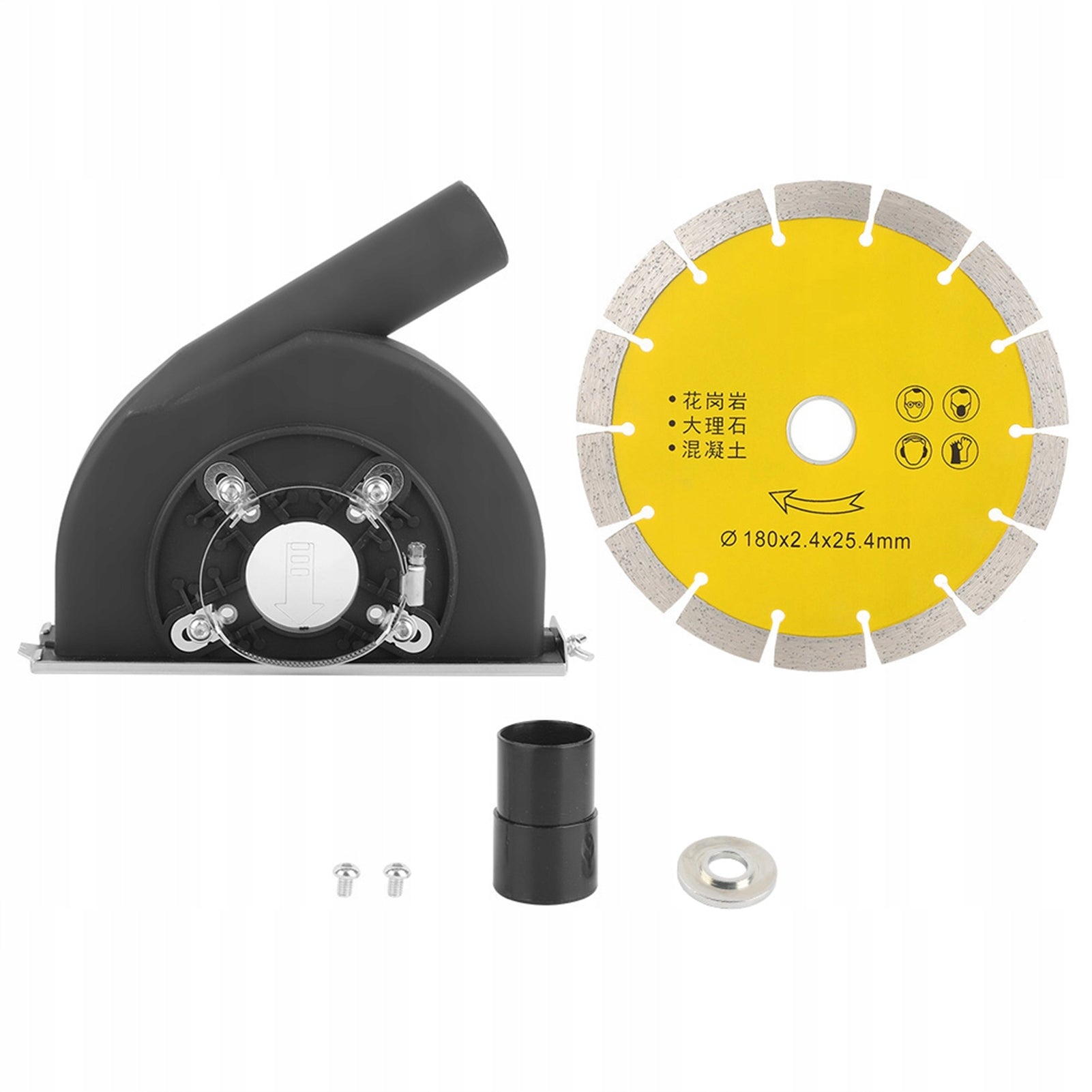 Dust Cover 180 Angle Grinder Cutting Cover Q-180 Cutting 180 Ze Maximum power 1 W