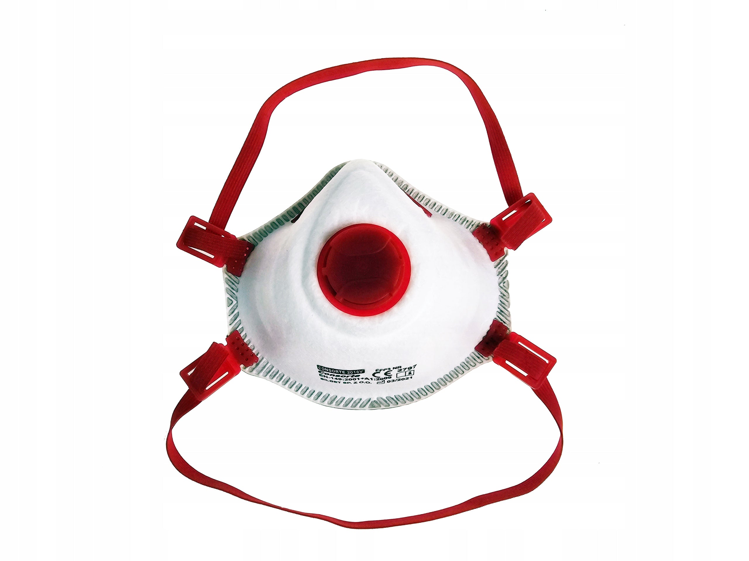 Dust mask MASK WITH VALVE FFP3 Anti-virus protective half mask x5 Medical device no