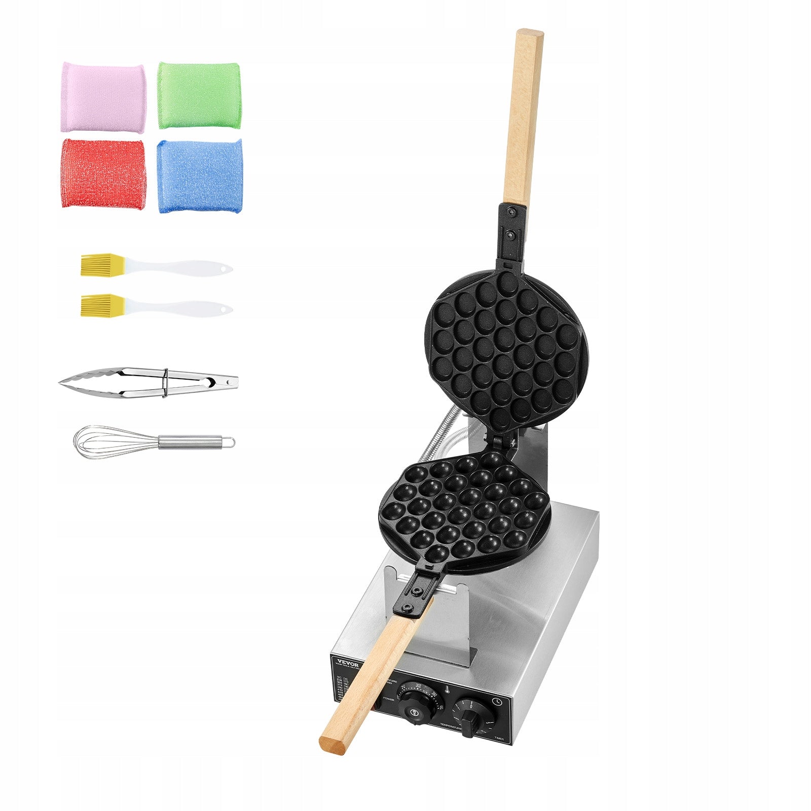 Dutch Pancake Maker 1400W Adjustable Temperature And Time For Restaurant Brand Vevor