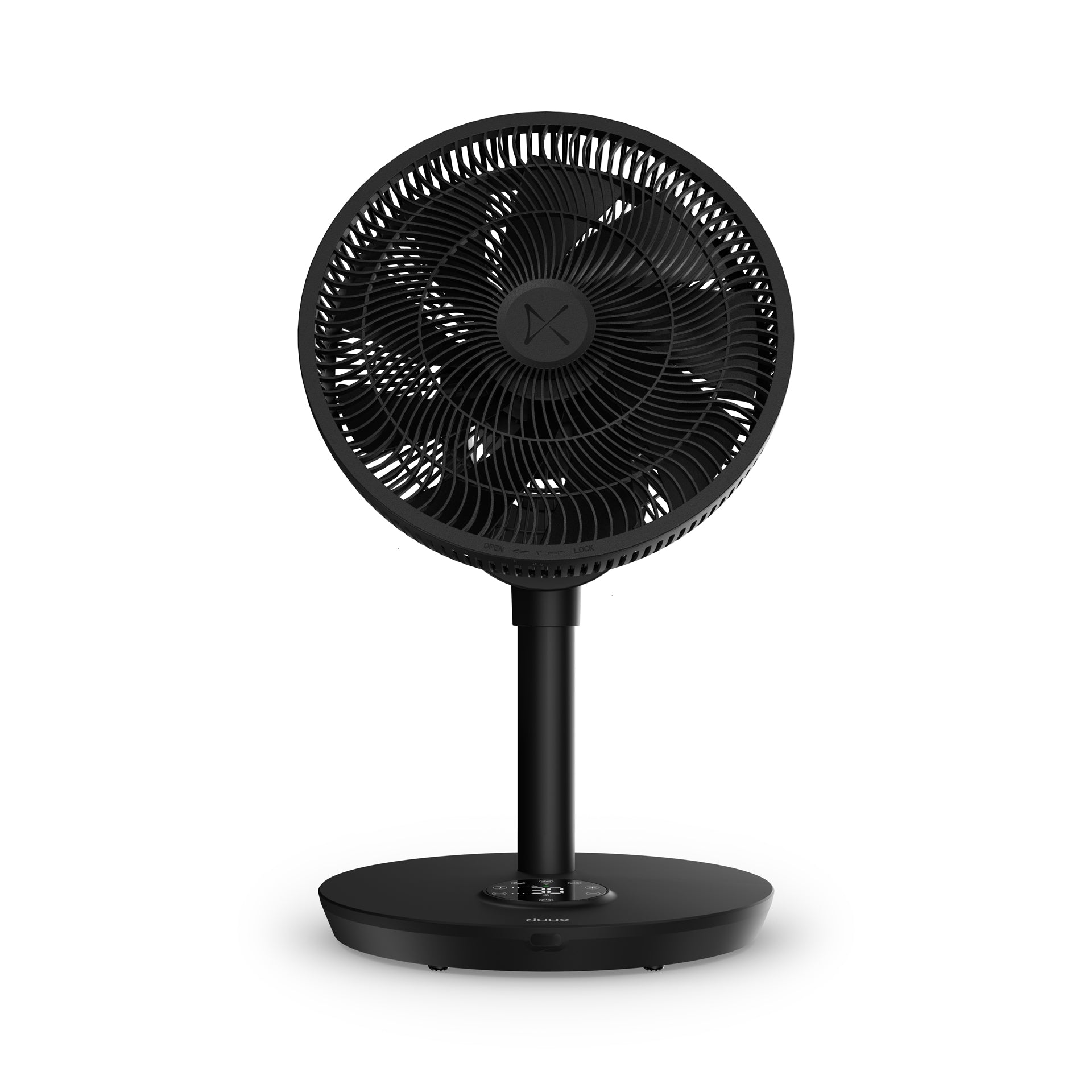 Duux Fan Whisper Flex 2 Oscillation Night Mode 13 dB 30 Modes Black Manufacturer code DXCF80