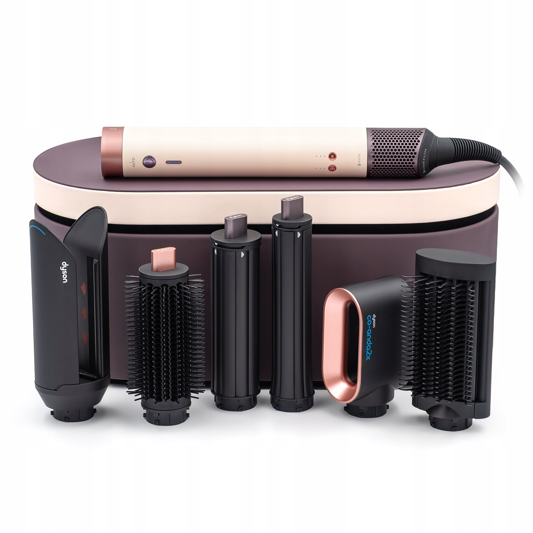Dyson Airwrap Co-anda2x Straight+Wavy Pastel Pink/Pink Gold