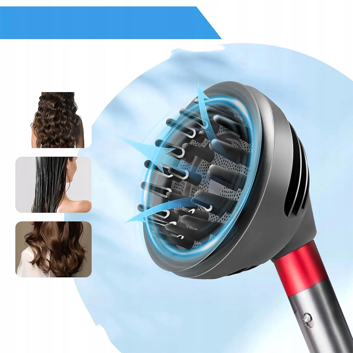 Dyson Airwrap Styler HS01 HS08 HS05 Hair Dryer Dominant color black
