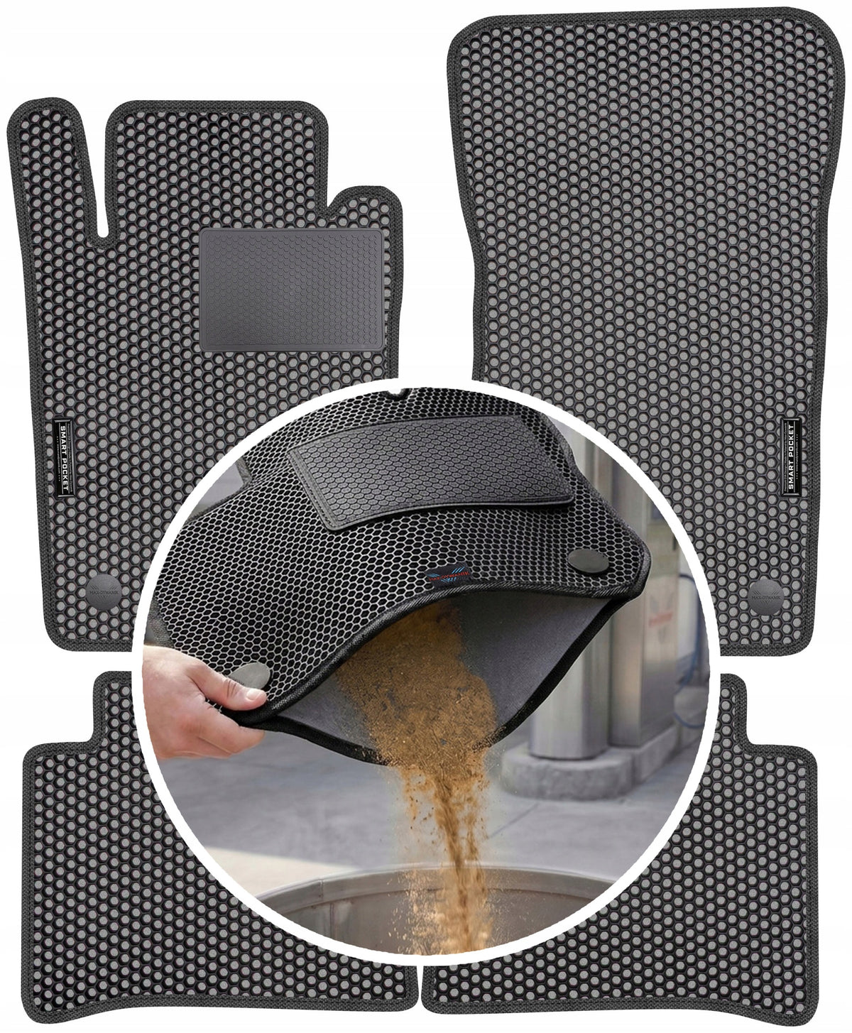E-Class W211 2002-2009 EVA SMART POCKET Rugs Packaging status original