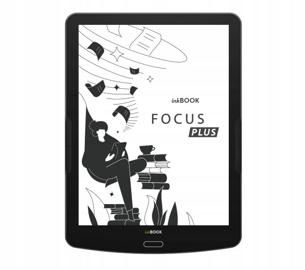 E-book reader inkBOOK Focus Plus 7,8" Wi-Fi Black Packaging status original
