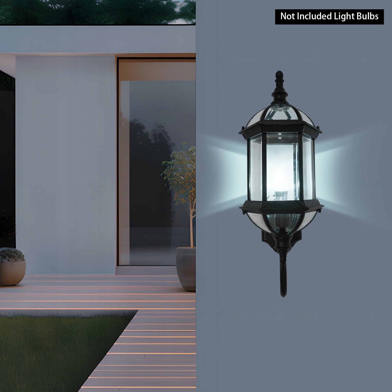 E27 Outdoor Wall Light Fixture Black Exterior Wall Lantern Waterproof Manufacturer code E27 Outdoor Wall Light Fixture